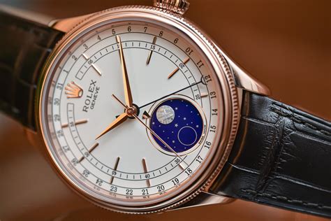 rolex moon phase watch